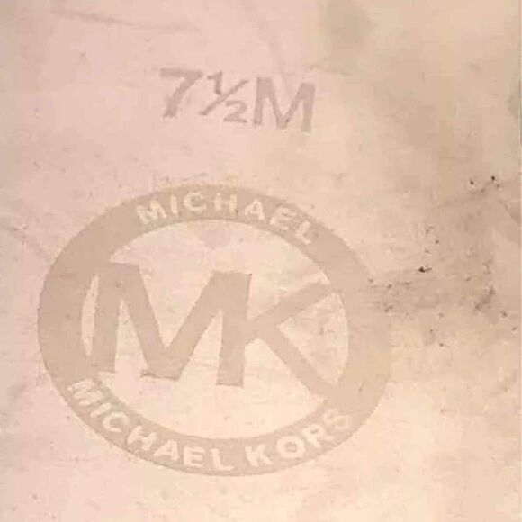 Michael Kors MK Designer Wyatt Brown Leather Stiletto Heel Ankle Bootie 7.5 - Picture 11 of 12